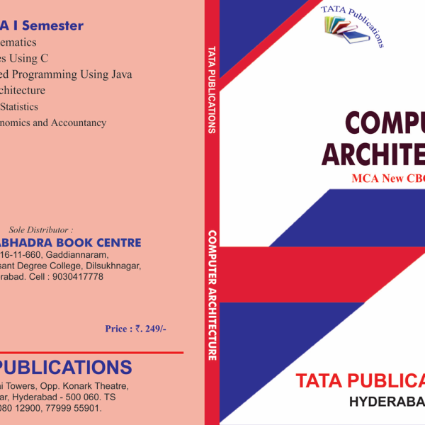 COMPUTER ARCHITECTURE MCA 1st Year 1st Sem E-Book