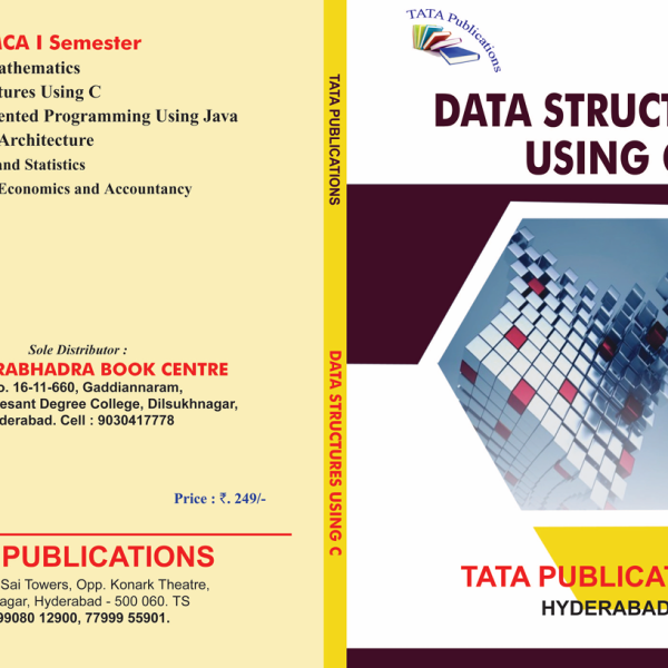 DATA STRUCTURE USING C MCA 1STYEAR 1ST SEM E-BOOK