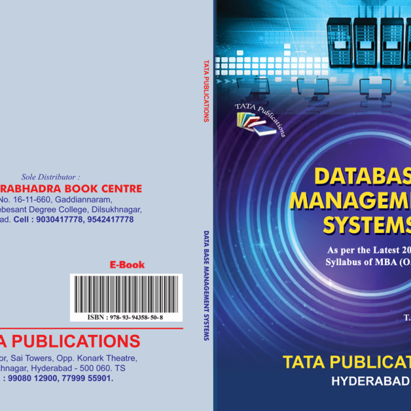 DATABASE  MANAGEMENT  SYSTEMS (System Elective Subject) MBA III sem E-Book