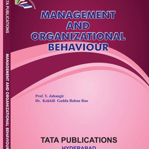 MANAGEMENT AND ORGANIZATIONAL BEHAVIOUR MBA I YEAR I SEM