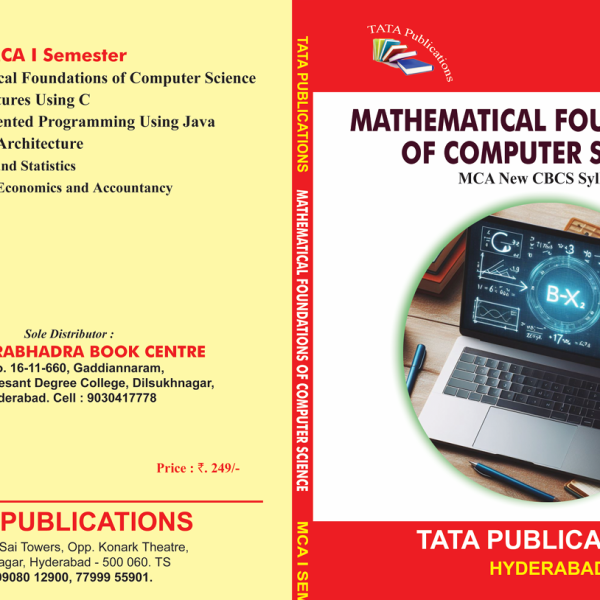 MATHEMATICAL  FOUNDATIONS OF  COMPUTER SCIENCE  MCA 1st Year 1st Sem E-Book