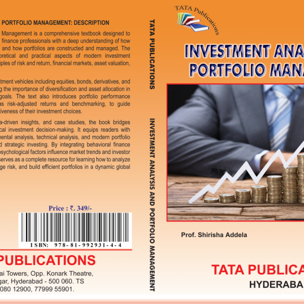 INVESTMENT ANALYSIS AND PORTFOLIO MANAGEMENT 2nd Year 3rd Sem E-Book