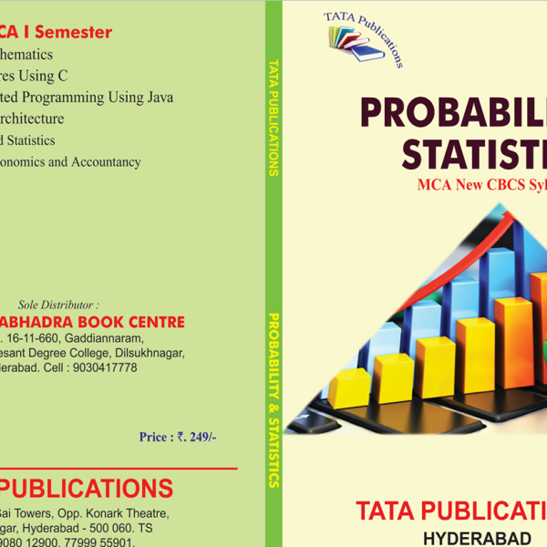PROBABILITY AND STATISTICS MCA 1st Year 1st Sem E-Book